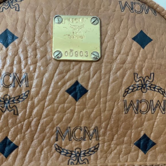 Visetos Side Stud Mini Stark Backpack Cognac - Picture 5 of 10